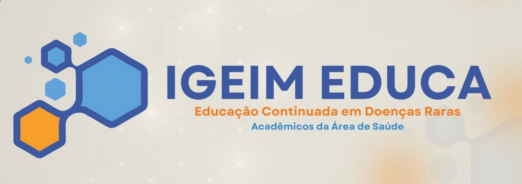 Banner do curso Educação Continuada para Acadêmicos da Área da Saúde em Doenças Raras